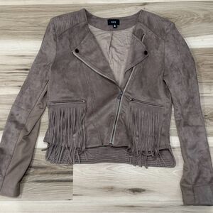 Fate Tan Fringe Jacket Women’s Medium